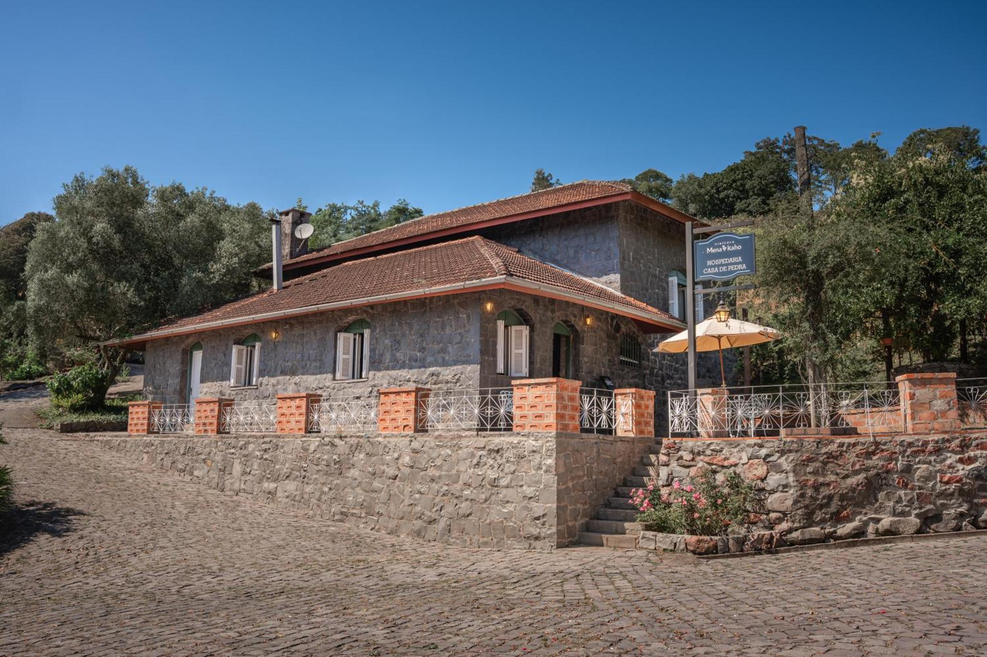 Vila Casa De Pedra Mena Kaho Bento Gonçalves Exteriér fotografie